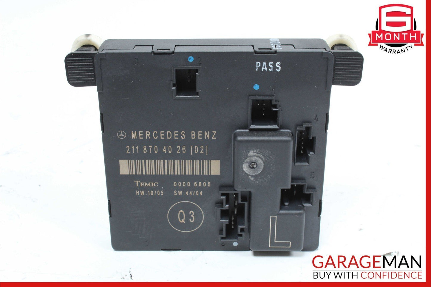 03-09 Mercedes W211 E350 4Matic Rear Left Side Door Control Module OEM