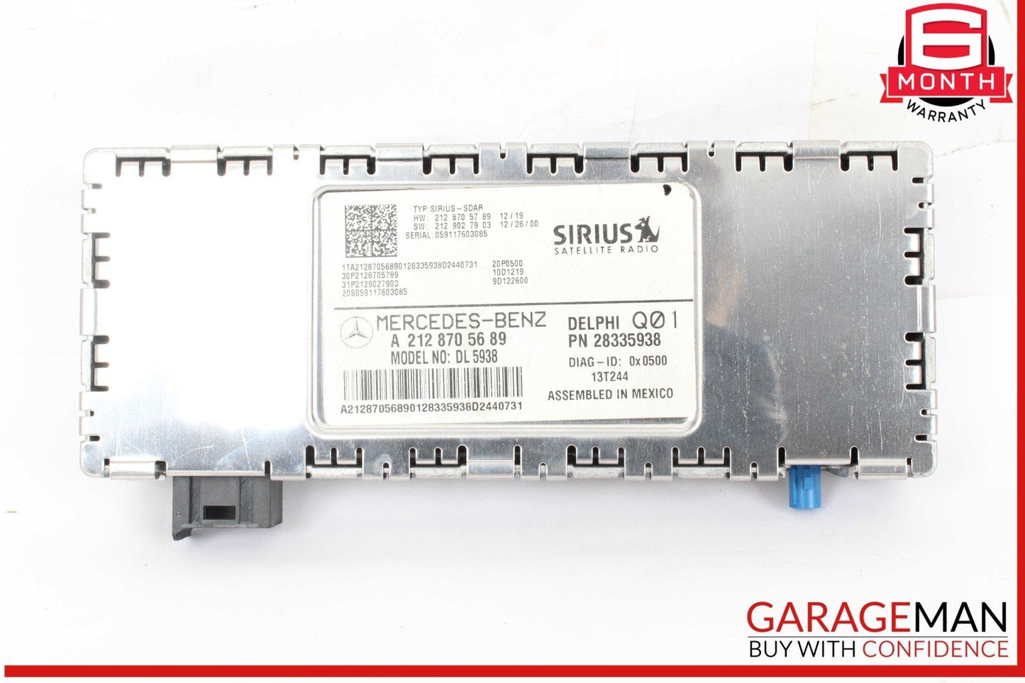 14-19 Mercedes W117 CLA250 Sirius Satellite Radio Receiver 2128705689 OEM