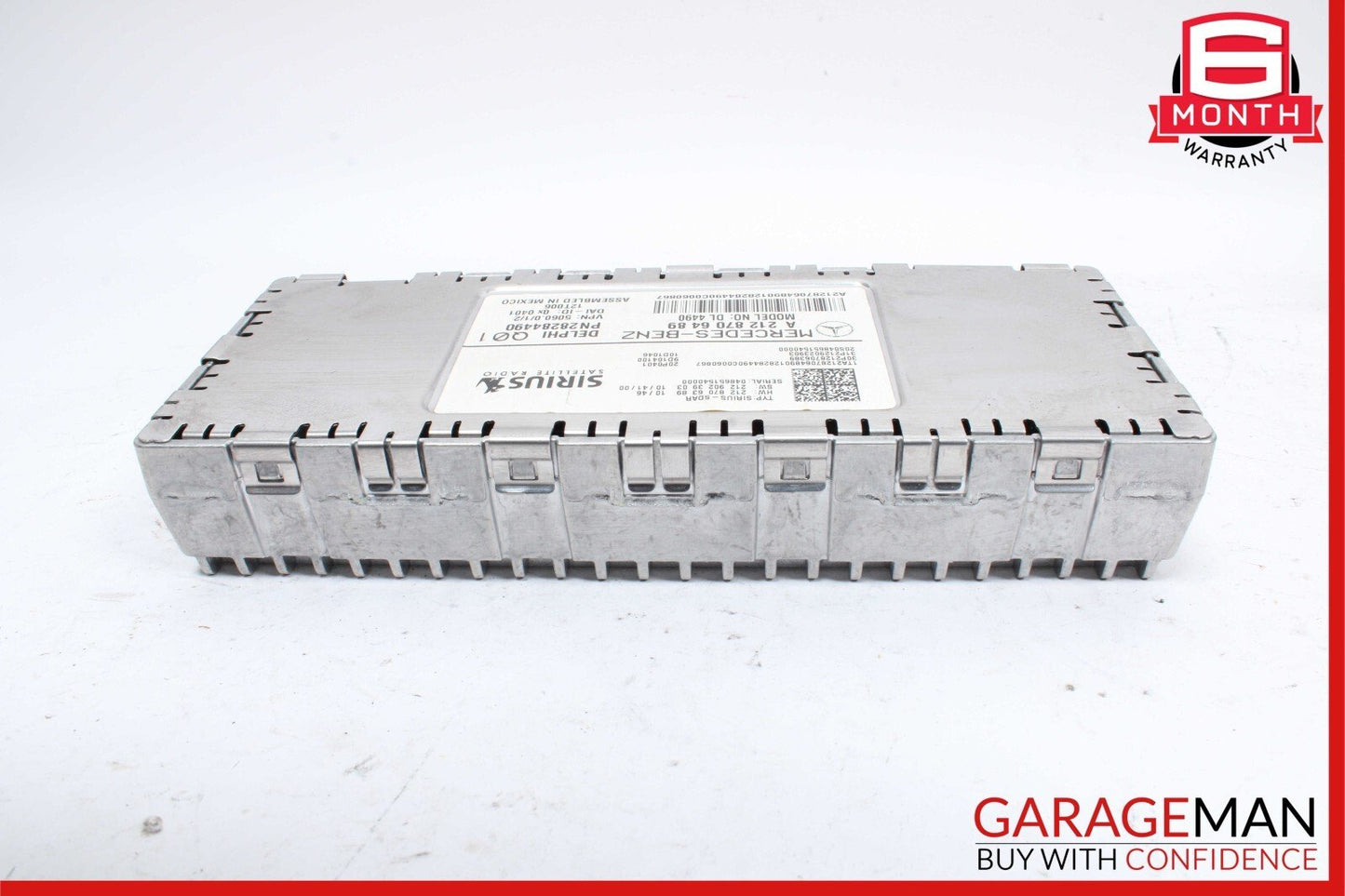 10-17 Mercedes R172 SLK350 E550 Sirius Satellite Radio Receiver 2128706489 OEM
