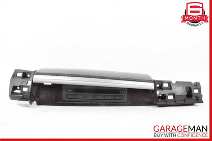 09-15 BMW 750i 750Li Dash DVD Changer Housing Panel Wood Trim Cover OEM