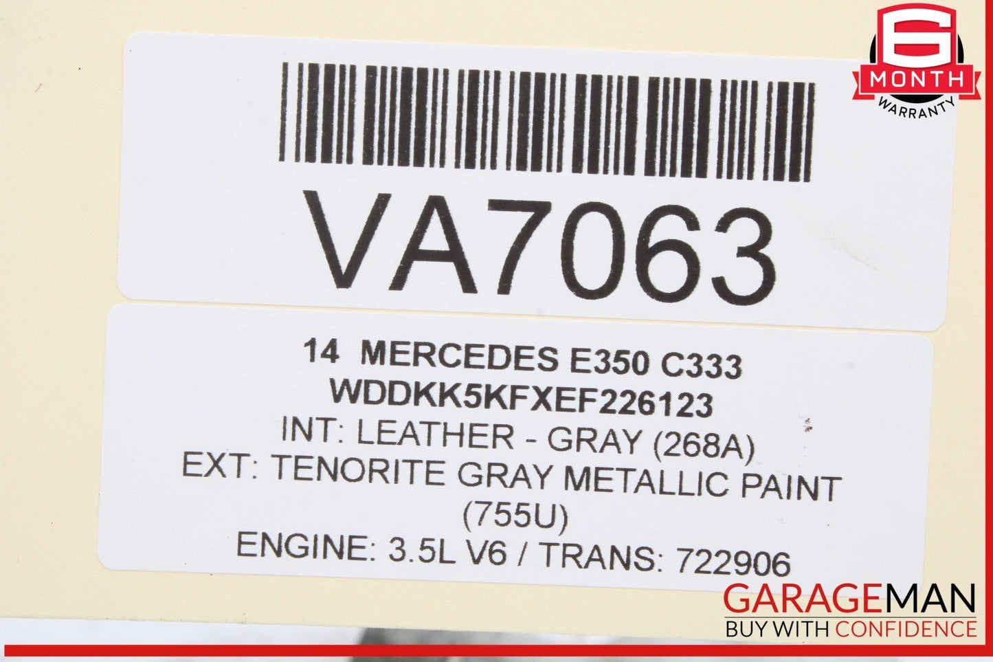 14-16 Mercedes W212 E350 E400 E250 Front Right Side Lower Control Arm OEM