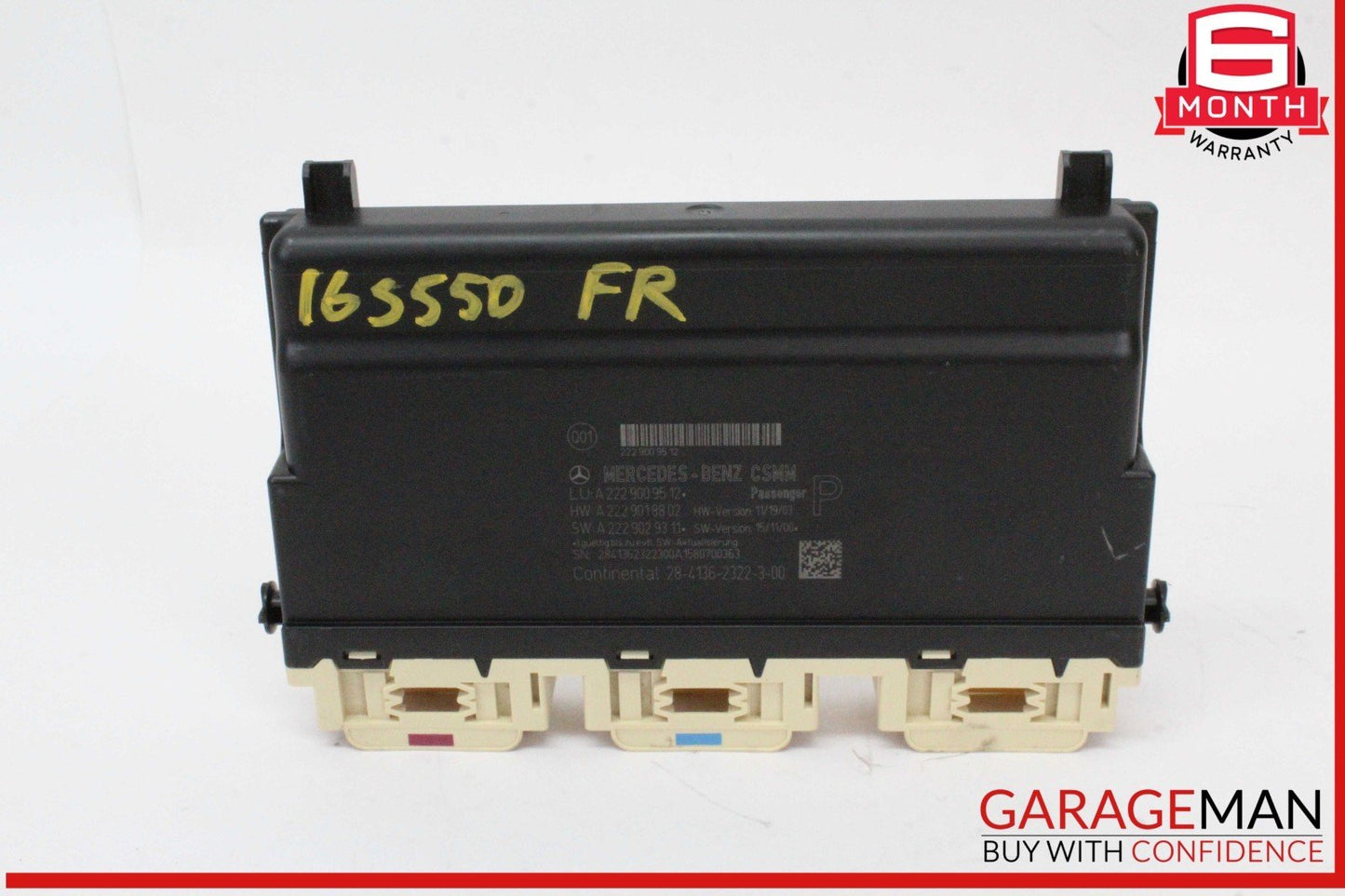 14-17 Mercedes W222 S550 Front Right Passenger Side Seat Control Module Unit OEM