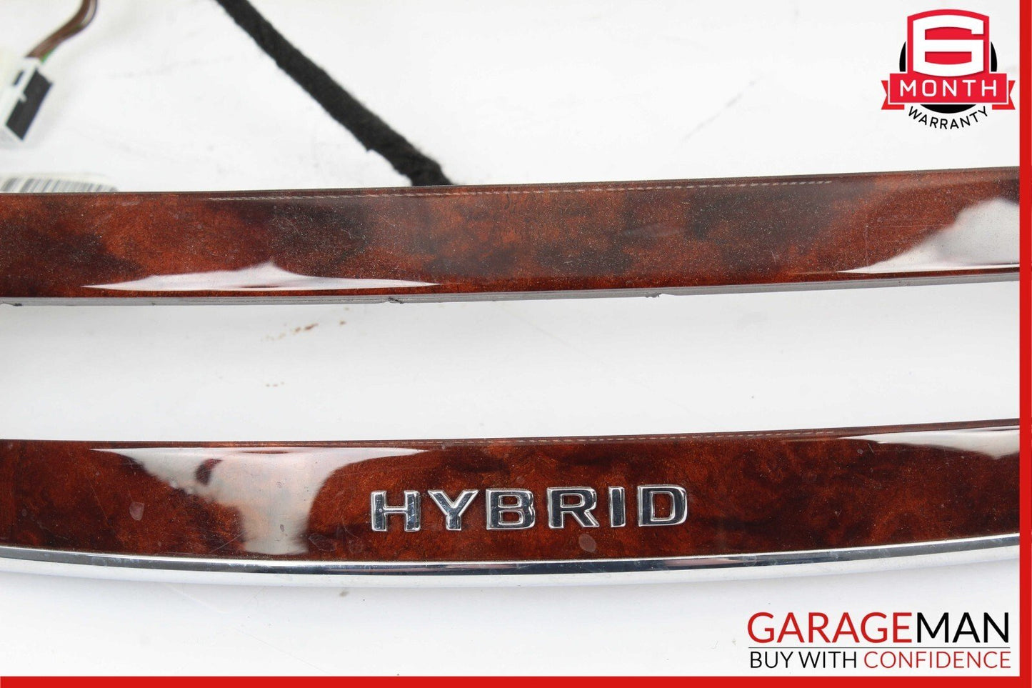 10-13 Mercedes W221 S400 Hybrid Center Dash Dashboard Trim Bezel Molding Wood