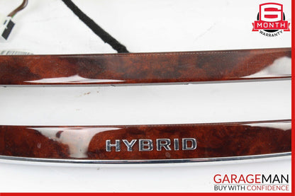 10-13 Mercedes W221 S400 Hybrid Center Dash Dashboard Trim Bezel Molding Wood