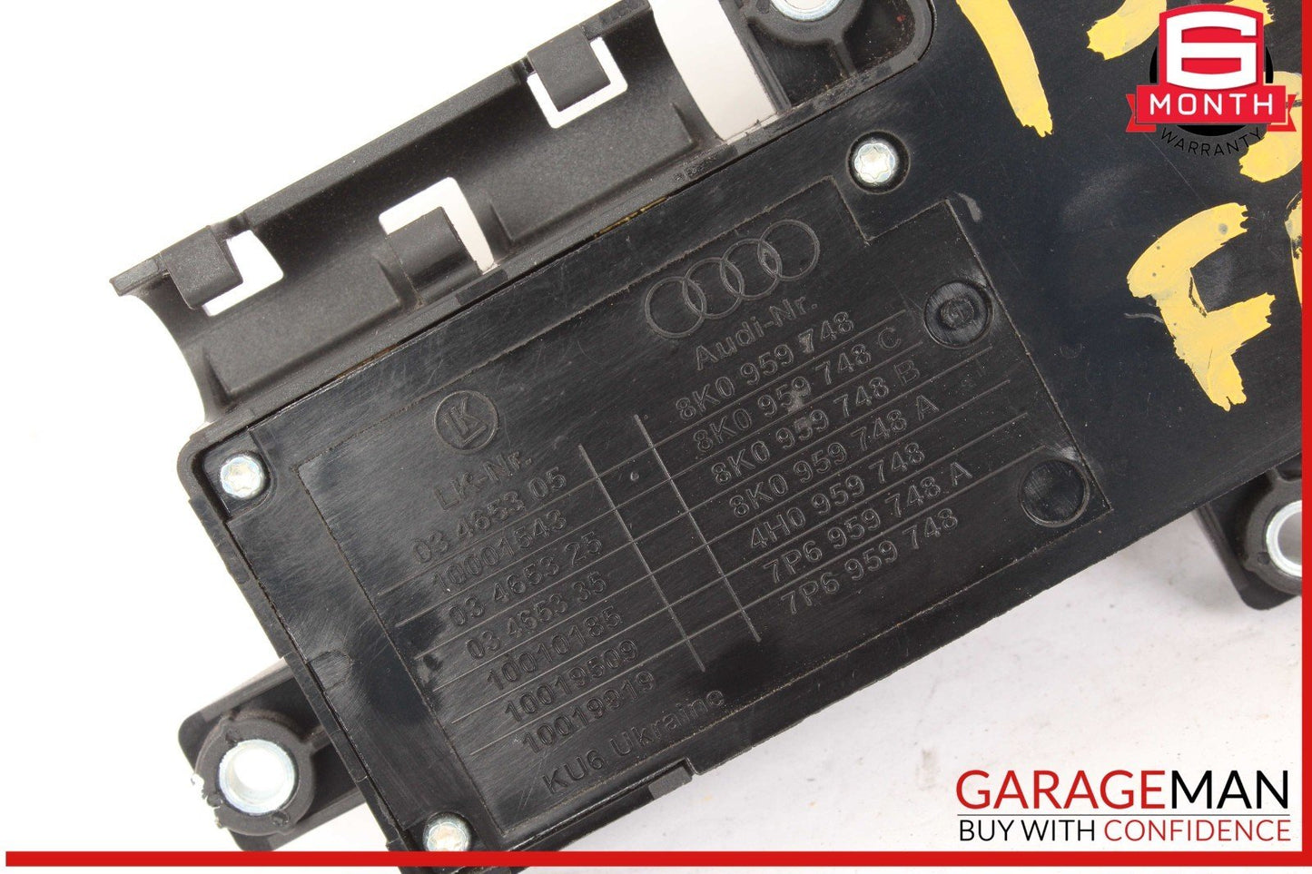 12-18 Audi Q5 A6 A7 Front Right Passenger Side Power Seat Adjustment Switch OEM