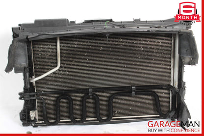 08-15 Mercedes W204 C300 Engine Water Cooling A/C Condenser Radiator w/ Fan OEM