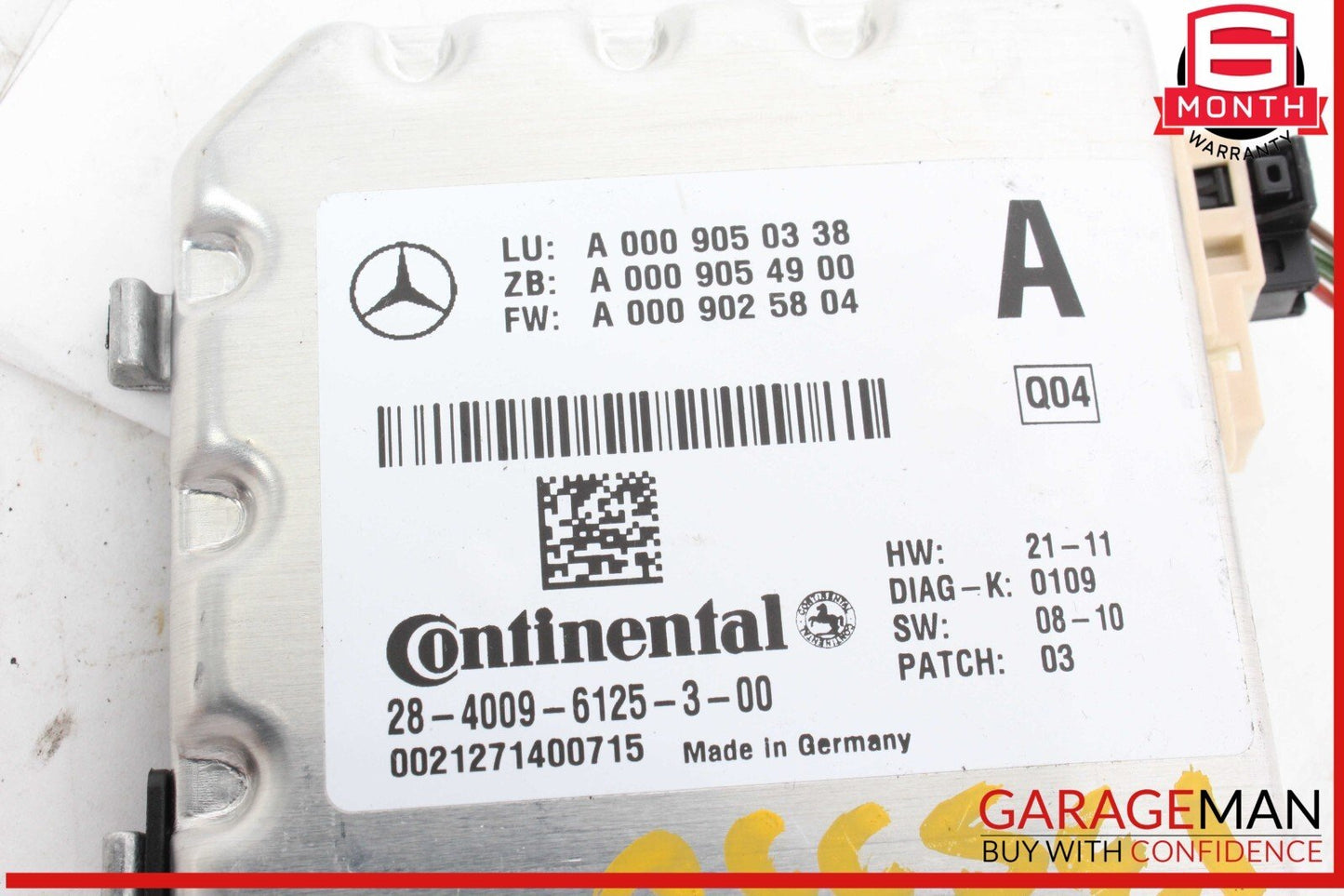 10-13 Mercedes W221 S550 S63 E550 Active Lane Assist Front Camera 0009050338 OEM