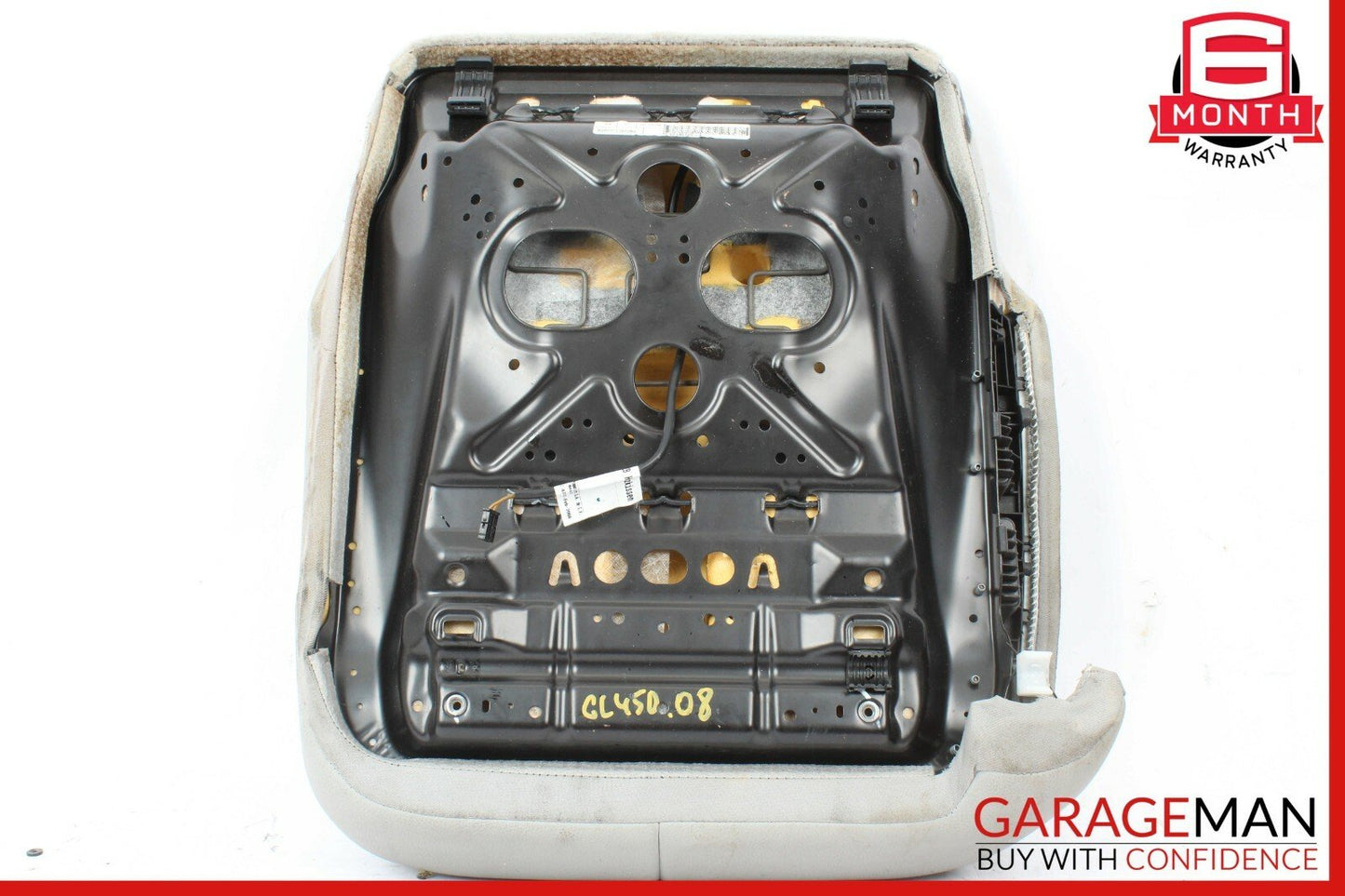 07-12 Mercedes X164 GL450 Front Right Side Lower Bottom Seat Cushion Grey