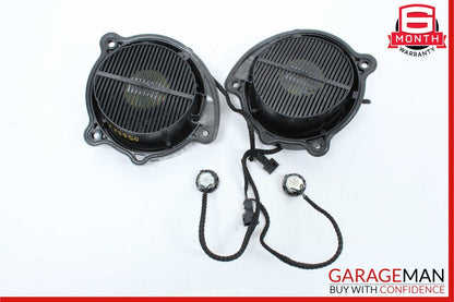 00-06 Mercedes W220 S55 AMG Front Door Audio Sound Speaker Set of 2 Pc OEM