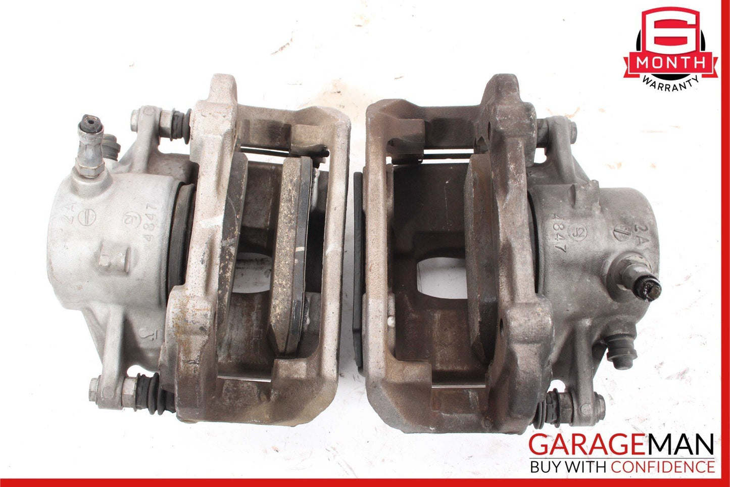 08-12 Mercedes W204 C300 4Matic Front Left & Right Brake Caliper Calipers Set