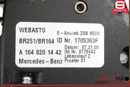 06-13 Mercedes W251 R350 4MATIC Panoramic Sunroof Sun Roof Motor 1648201442 OEM