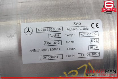 12-18 Mercedes W218 CLS550 CLS63 AMG Airmatic Compressor Air Pressure Tank OEM