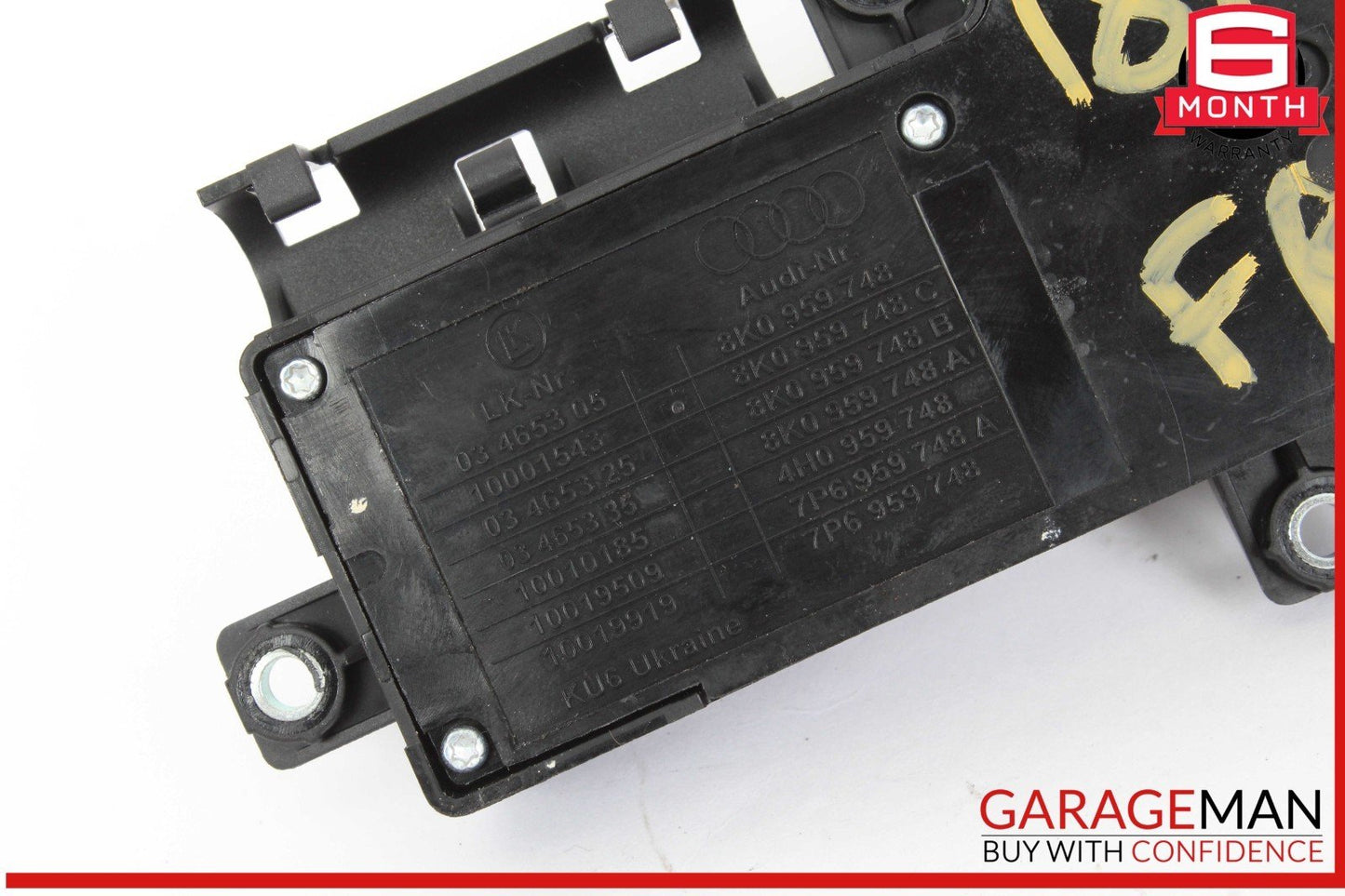 12-18 Audi A6 A7 Front Right Passenger Side Power Seat Adjustment Switch OEM