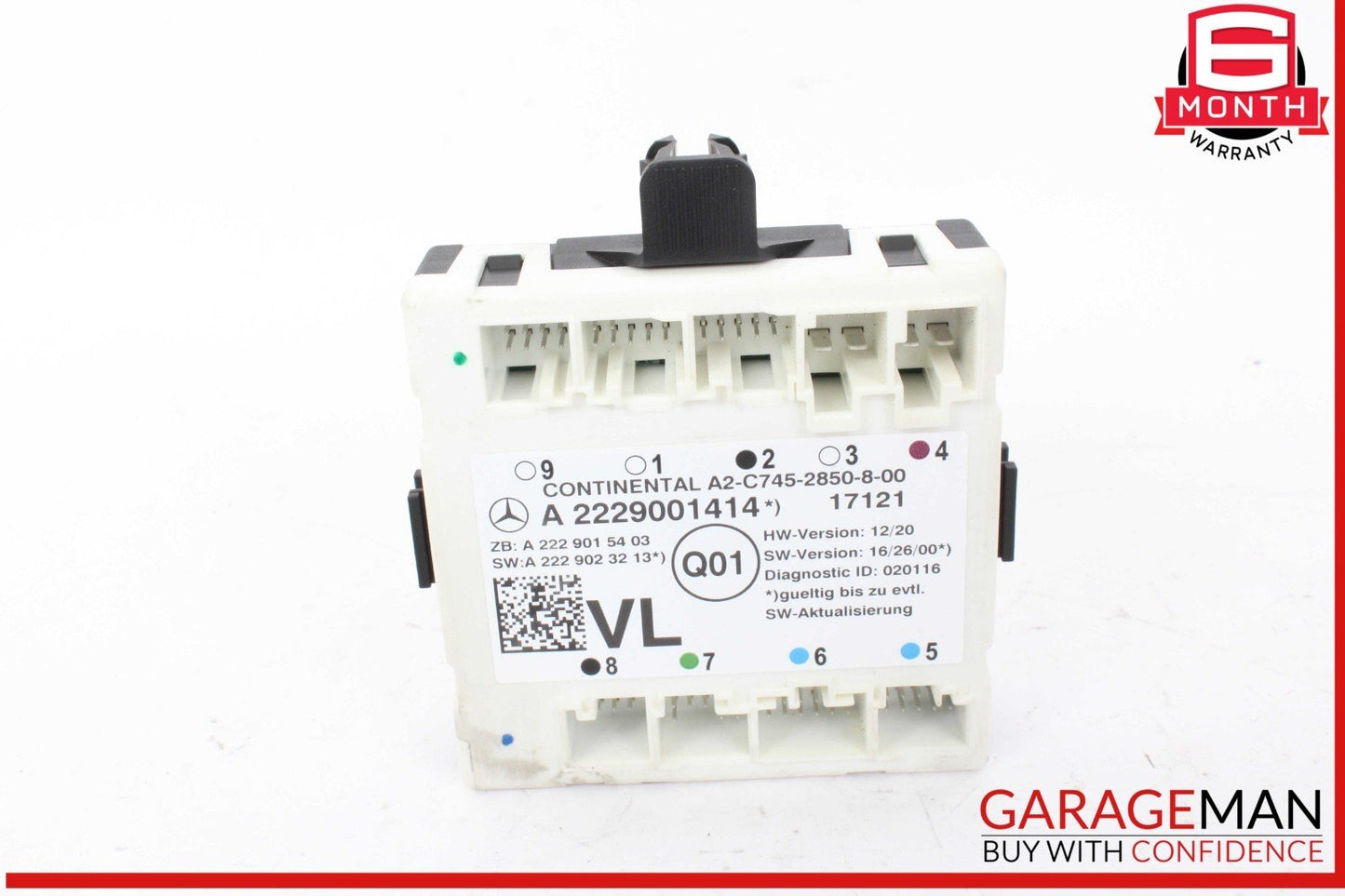 15-18 Mercedes W205 C300 C350e Front Left Side Door Control Module Unit OEM
