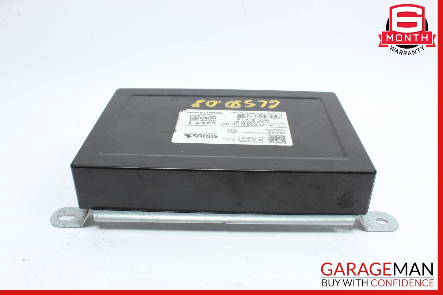 03-09 Mercedes X164 GL550 CL600 Sirius Satellite Radio Receiver Module OEM