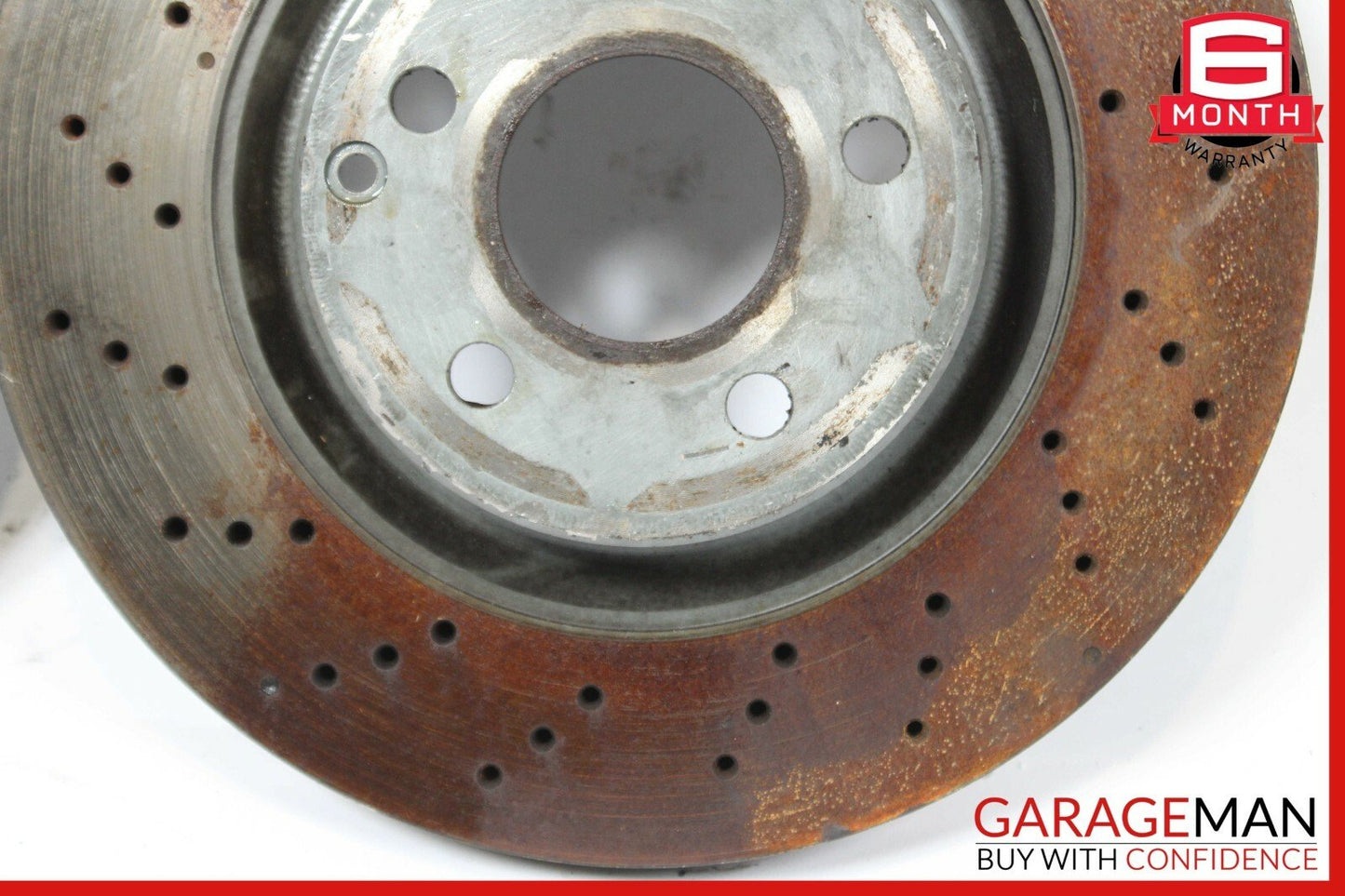 03-06 Mercedes R230 SL500 Front Left & Right Brake Rotors Disc Set of 2 Drilled