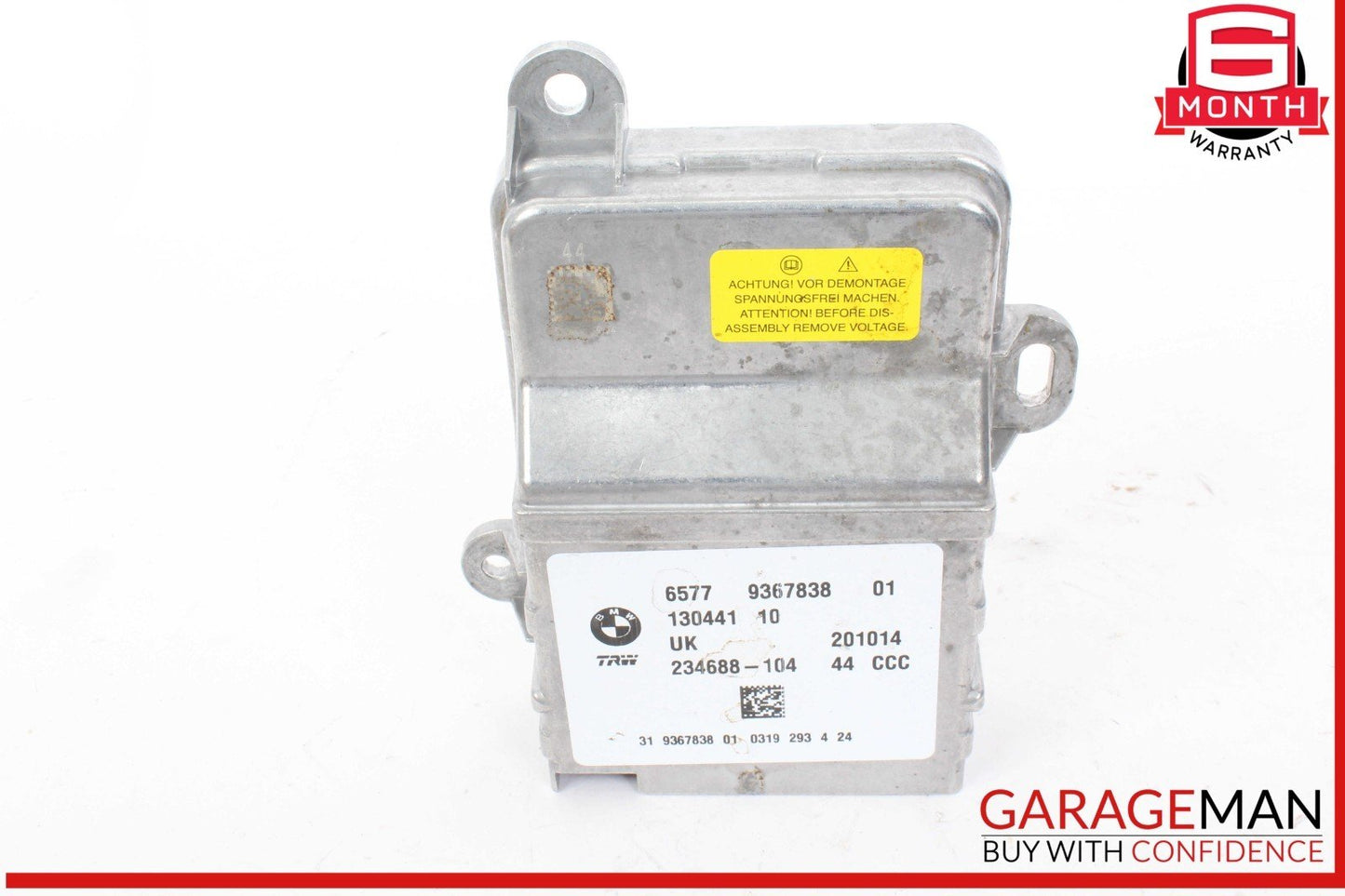 14-24 Mini Cooper Crash Impact Diagnostic Control Module Unit 9367838 OEM