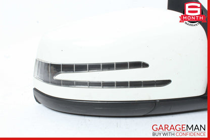 12-14 Mercedes W204 C250 C350 Right Side Rear View Door Mirror White OEM