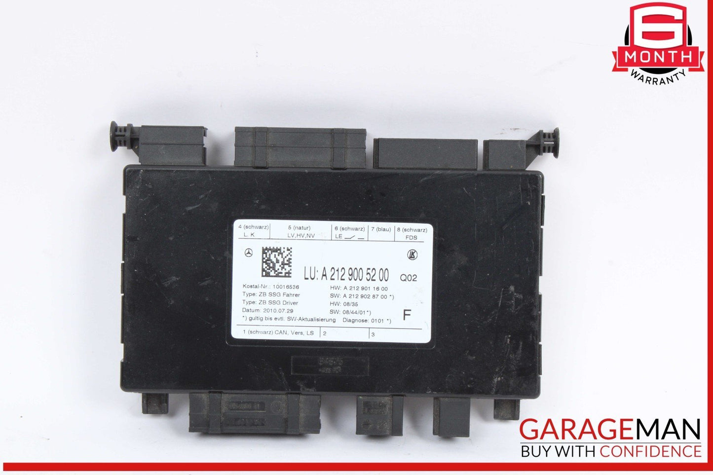 08-20 Mercedes W212 E350 Front Left Driver Side Seat Control Module Unit OEM