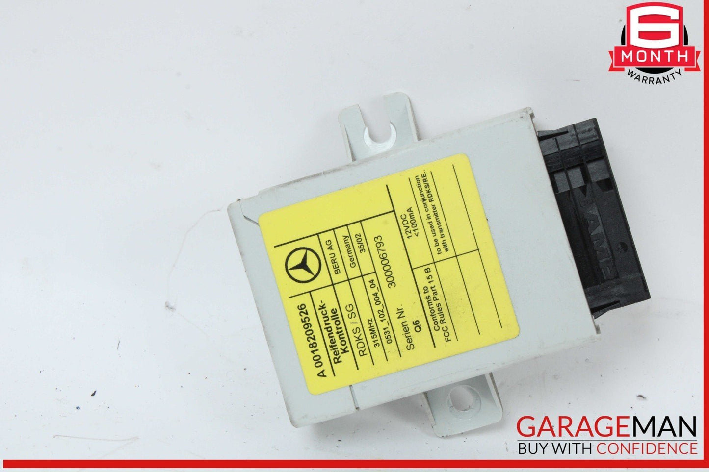 03-05 Mercedes R230 SL500 SL55 Tire Pressure Monitoring System TPMS Receiver OEM