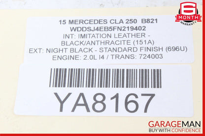14-19 Mercedes W117 CLA250 Front Center AC A/C Air Vent Nozzle Trim Grill OEM