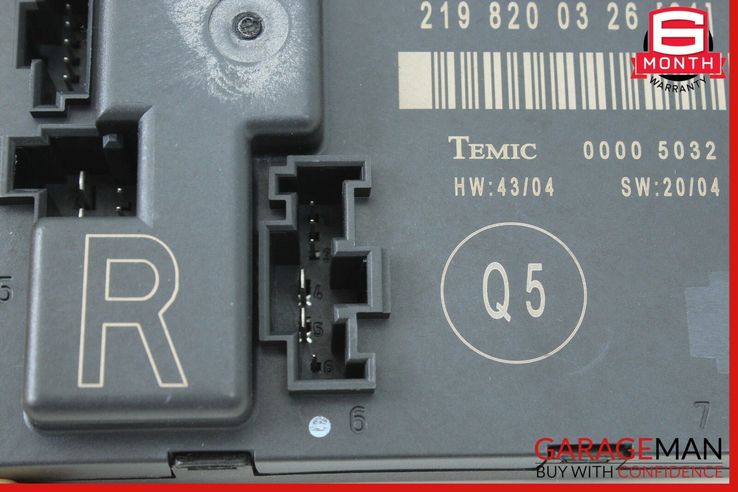 06-11 Mercedes W219 CLS550 CLS55 AMG Rear Right Side Door Control Module OEM
