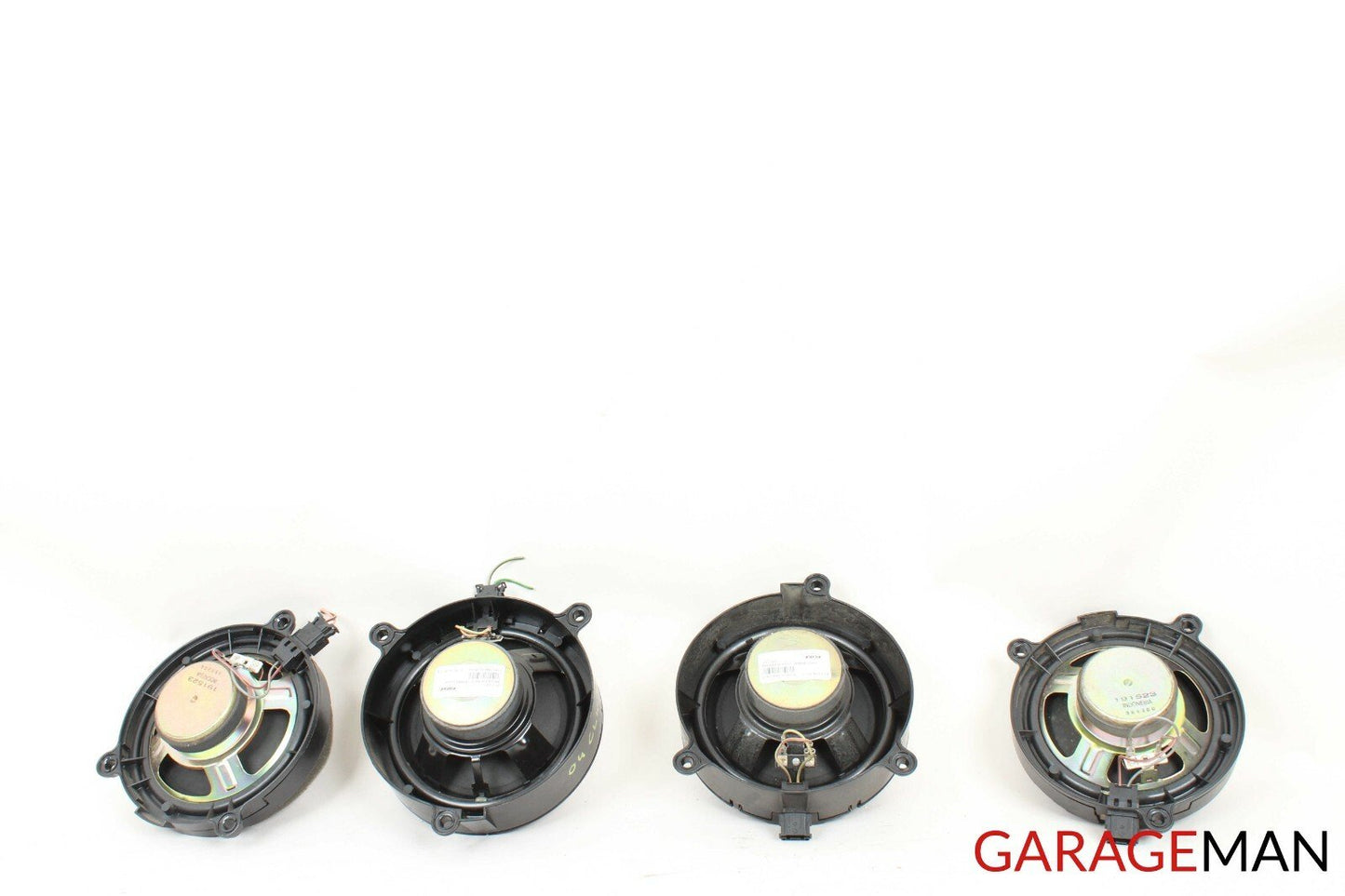 03-09 Mercedes W209 CLK320 CLK55 AMG Front & Rear Complete Door Speaker Set OEM
