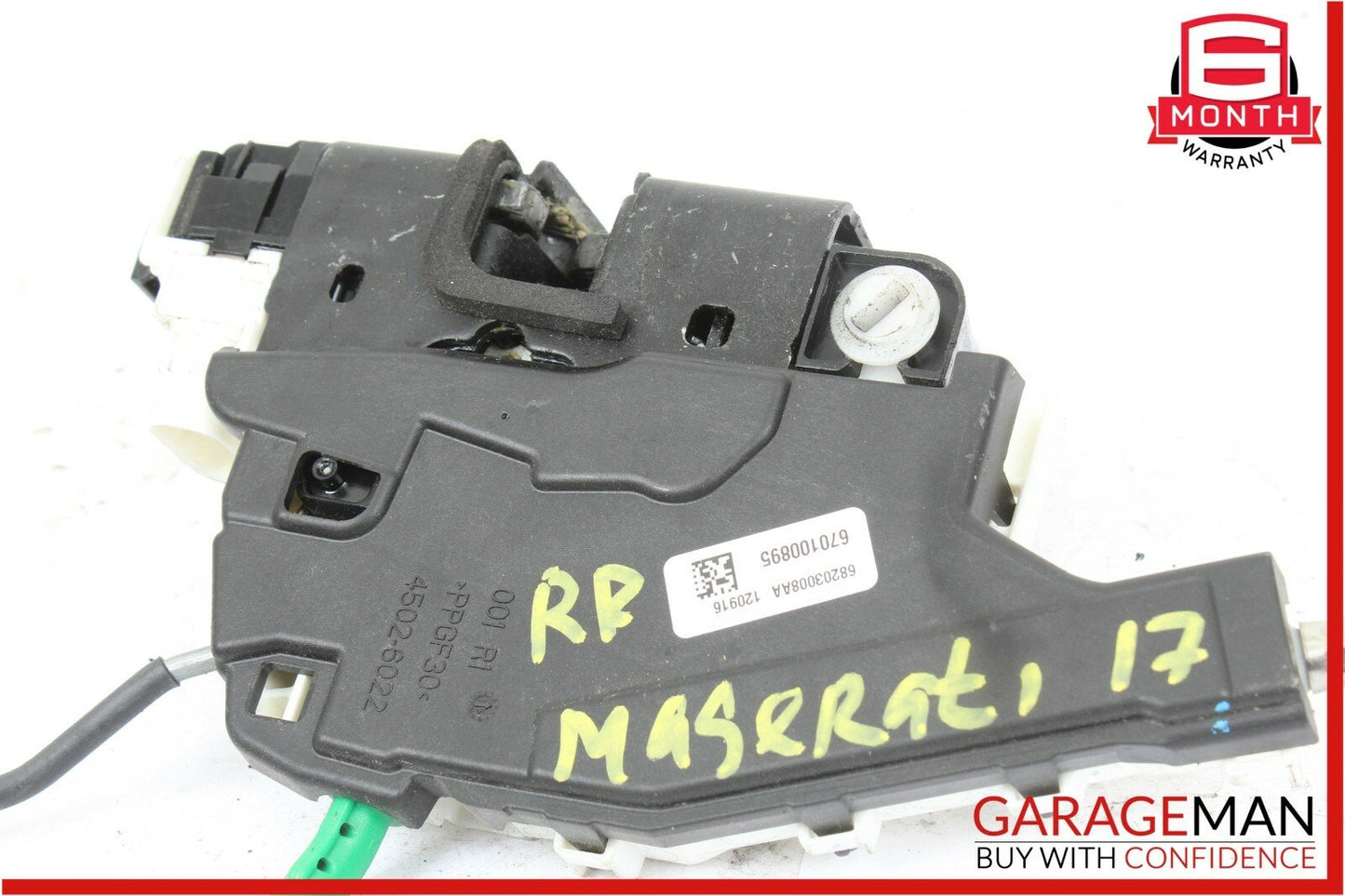 14-17 Maserati Ghibli Rear Right Side Door Lock Latch Actuator Mechanism OEM