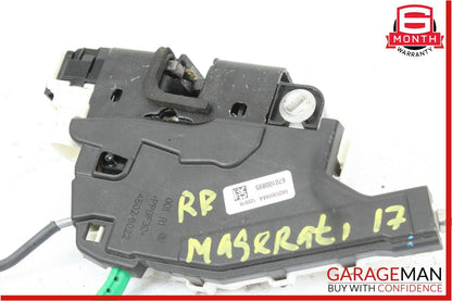 14-17 Maserati Ghibli Rear Right Side Door Lock Latch Actuator Mechanism OEM