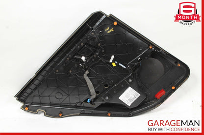 10-15 Mercedes X204 GLK350 Rear Right Side Interior Door Panel Assembly Black