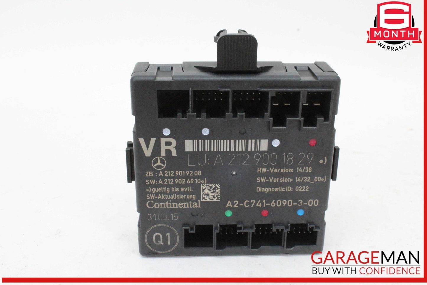 08-18 Mercedes W212 E400 E550 Front Right Side Door Control Module Unit OEM