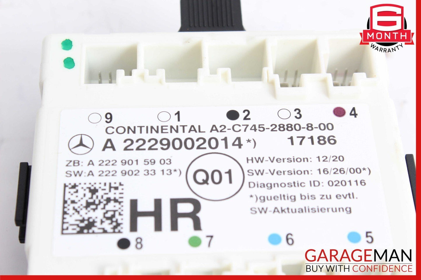 15-18 Mercedes W205 C350e C300 C400 Rear Right Side Door Control Module Unit OEM