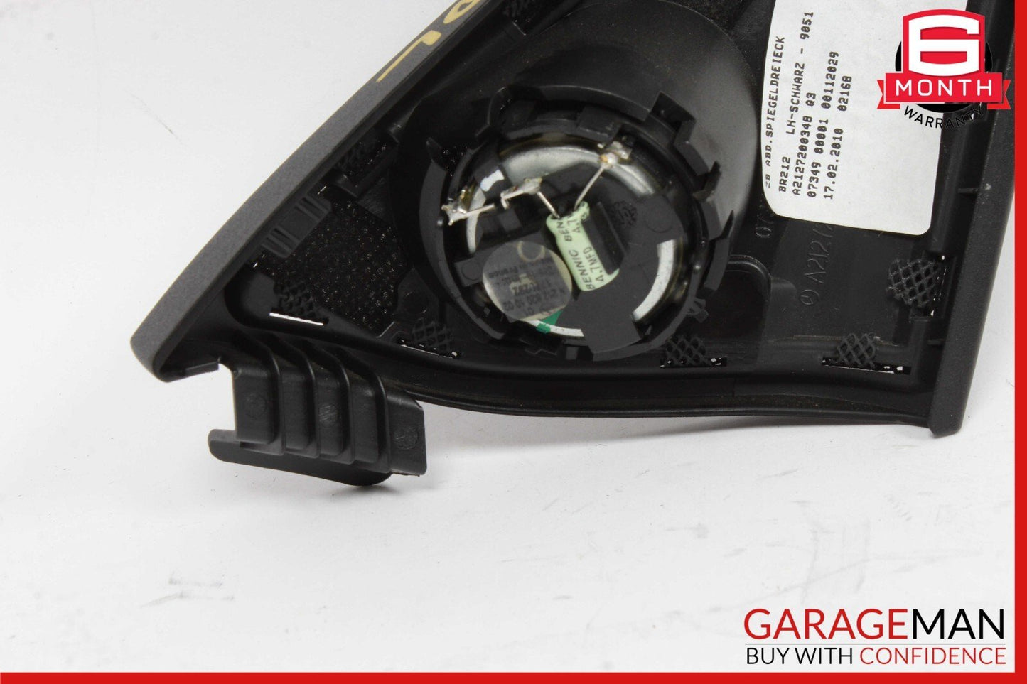 10-16 Mercedes W212 E250 E350 Front Left Door Panel Tweeter Speaker Cover Black