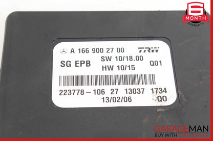 12-16 Mercedes X166 GL450 SLK350 Hand Parking Brake Control Module Unit OEM