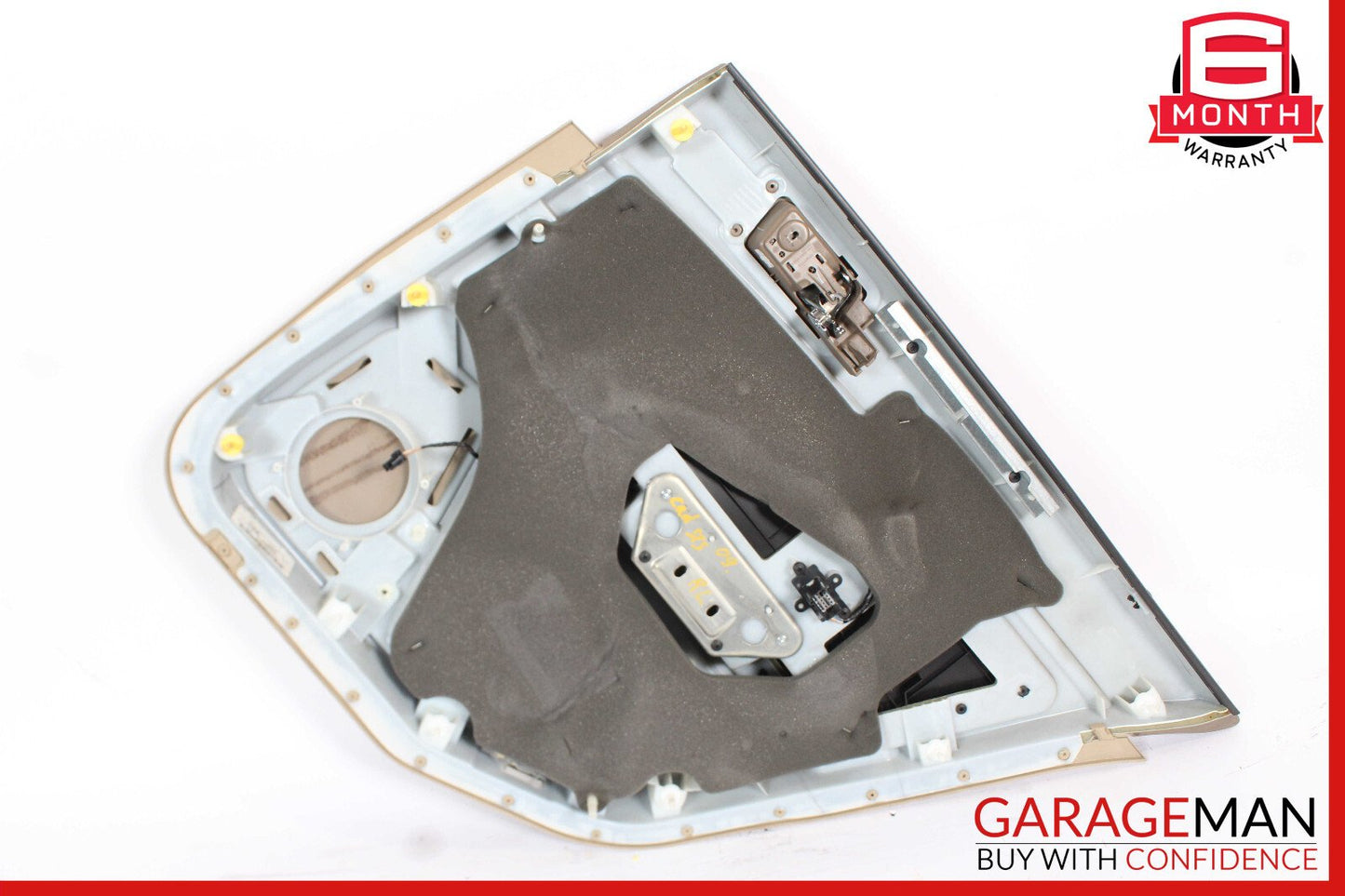 05-11 Cadillac STS Rear Left Interior Door Panel Beige OEM