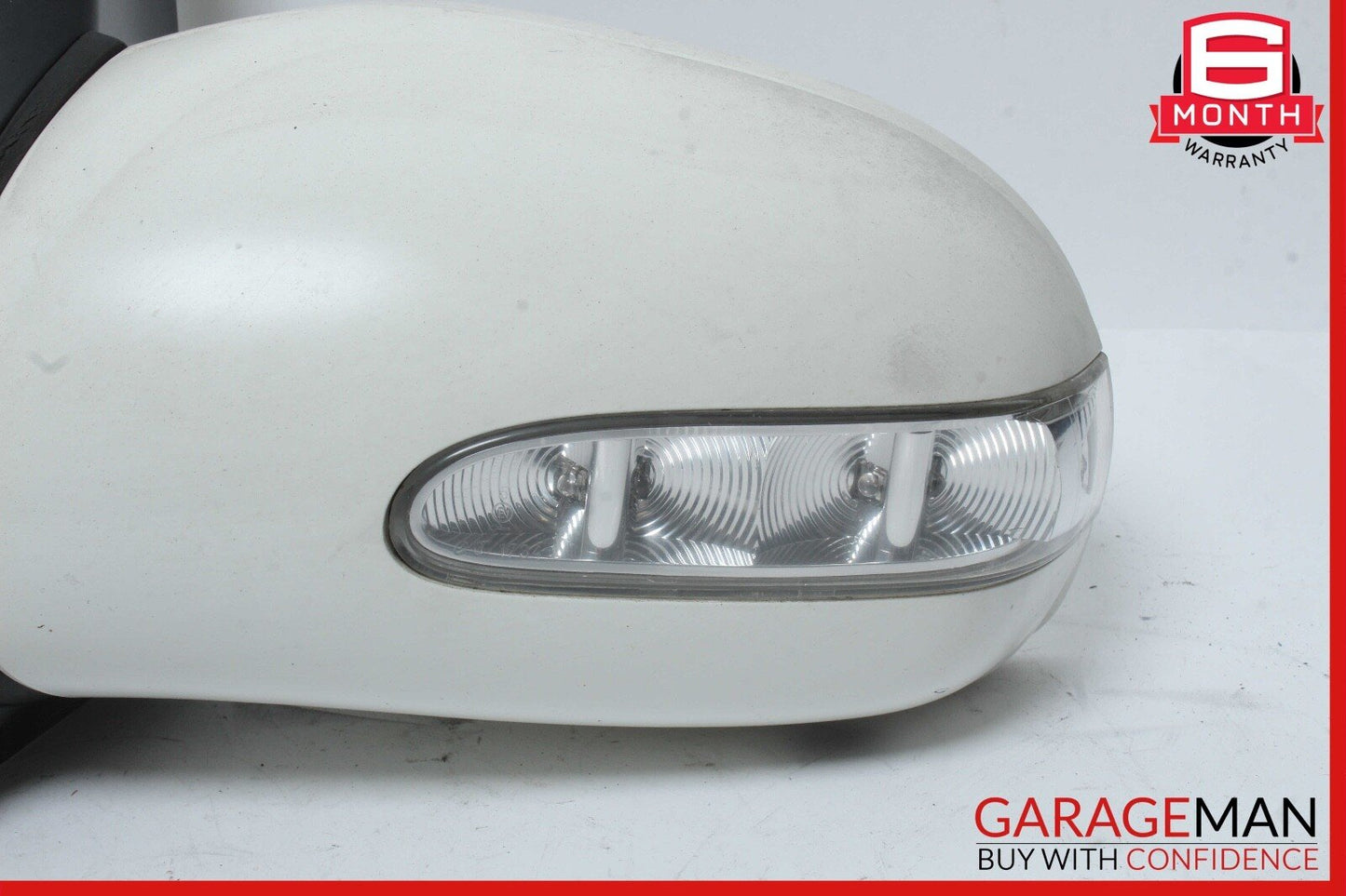 06-10 Mercedes W251 R350 Front Left Driver Side Mirror Door Rear View White OEM