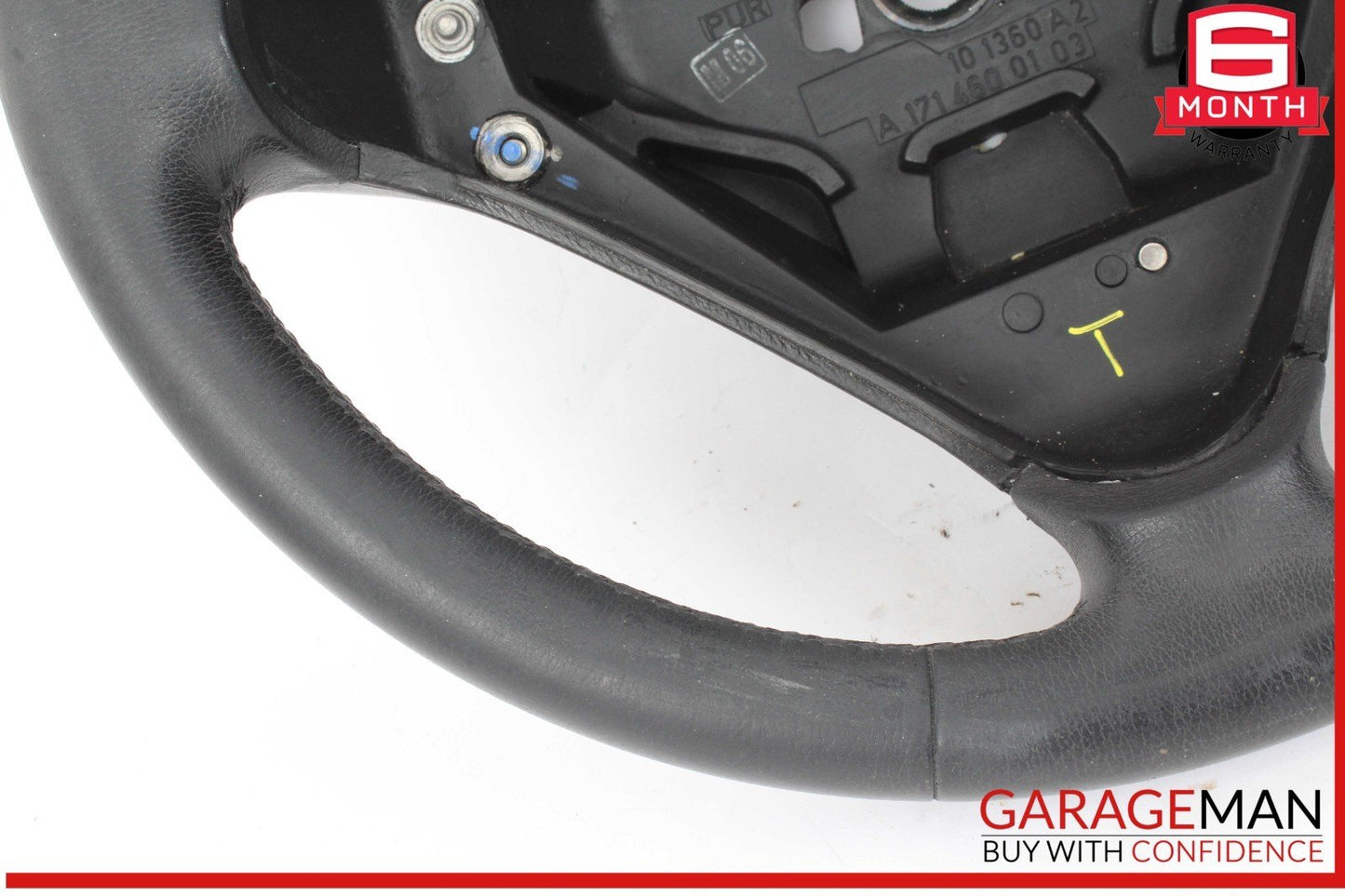 05-08 Mercedes W203 C230 SLK350 SLK280 Front Left Side Steering Wheel Black OEM