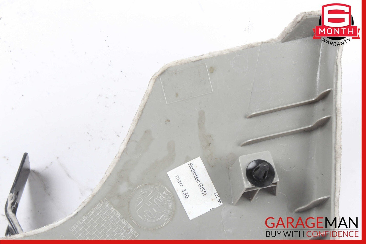 17-21 Alfa Romeo Giulia Rear Right Side Interior Quarter Door Upper Panel Assy