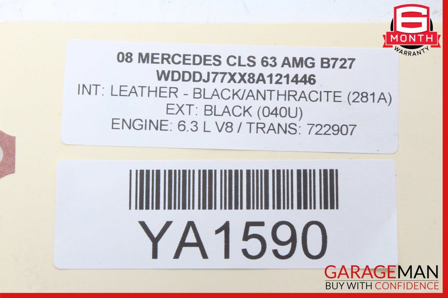 03-11 Mercedes W219 CLS63 E63 AMG Keyless Go Entry Control Module Unit OEM