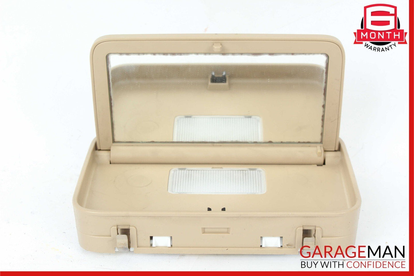 07-13 Mercedes W221 S550 S450 Rear Left / Right Overhead Vanity Mirror Brown OEM