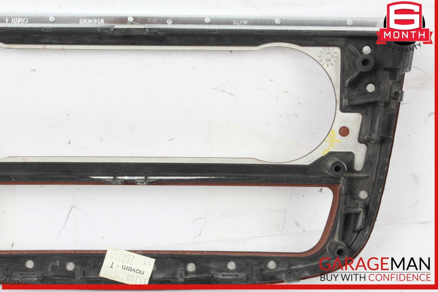 06-13 Mercedes W251 R350 R320 Heater Climate Control Module Trim Wood OEM