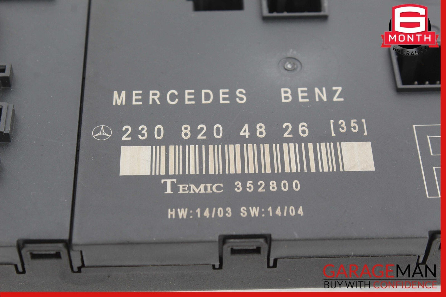 03-12 Mercedes R230 SL550 SL500 SL55 AMG Front Right Side Door Control Module