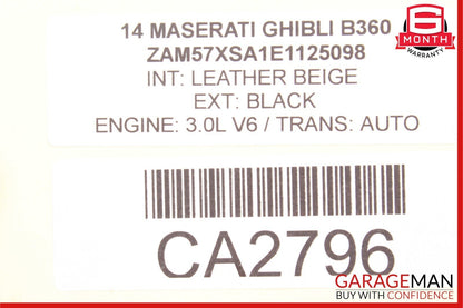 14-17 Maserati Ghibli Dash Headlight Head Light Lamp Control Switch Module OEM