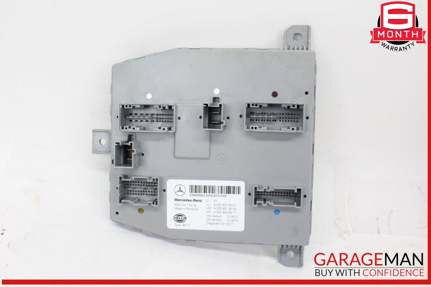 15-20 Mercedes W205 C300 GLC43 C63 AMG SAM Signal Lamp Control Module OEM