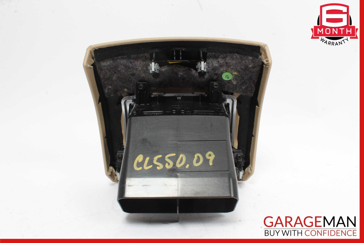 07-14 Mercedes W216 CL550 Rear Center Console A/C Air Vent Trim Assy Brown