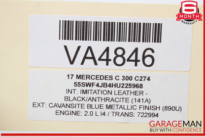 08-20 Mercedes W205 C300 Rear Left or Right Lower Suspension Control Arm OEM