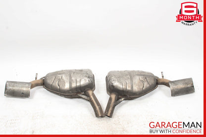 09-11 Mercedes W219 CLS550 Exhaust Muffler Mufflers Right And Left OEM