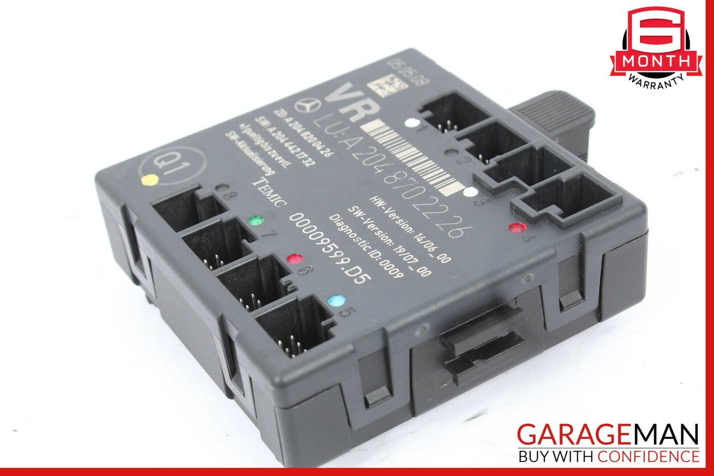 08-18 Mercedes W204 C300 C250 E400 Front Right Side Door Control Module OEM