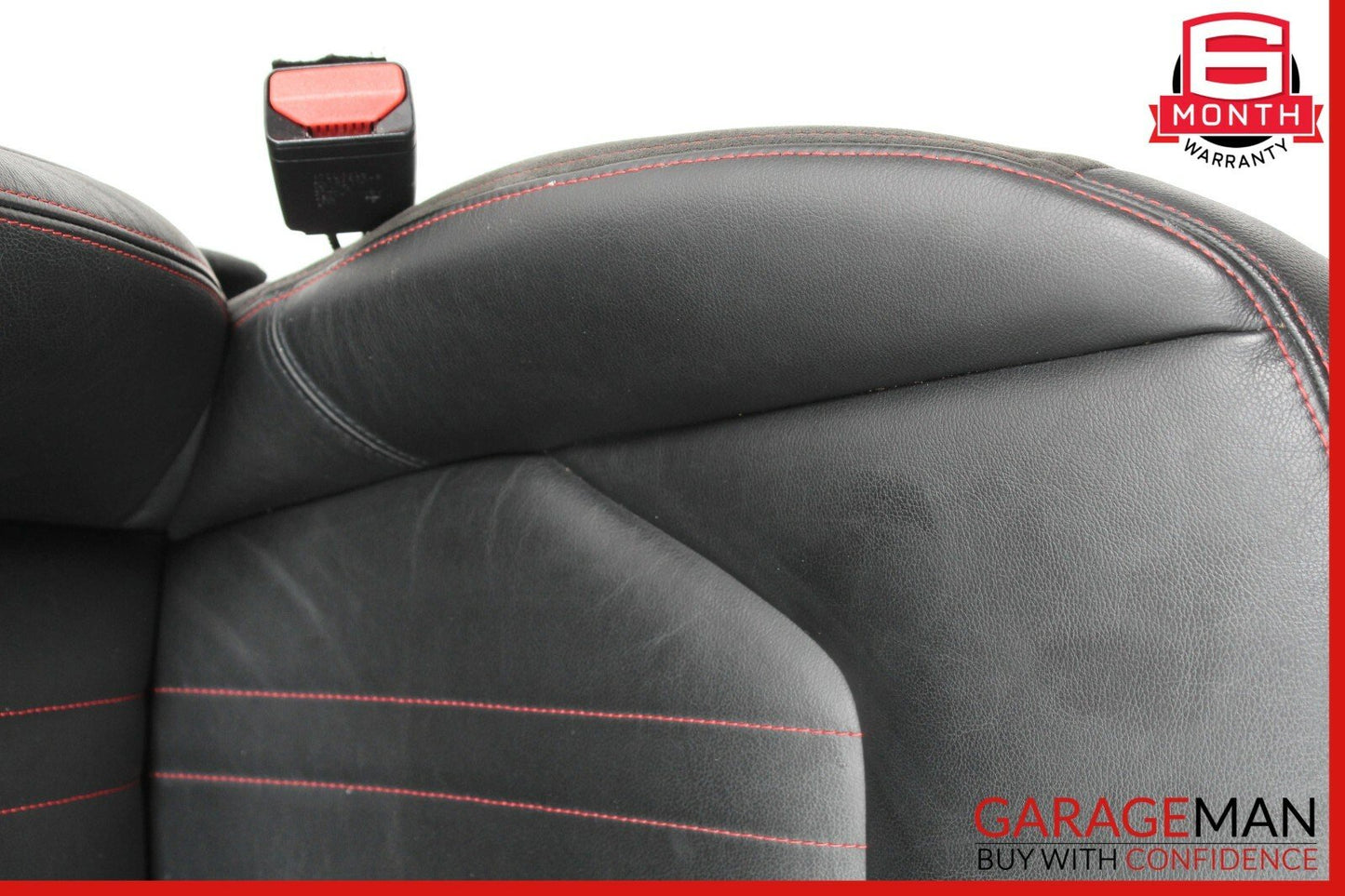 14-17 Maserati Ghibli Front Right Complete Seat Cushion Cover Assembly Black