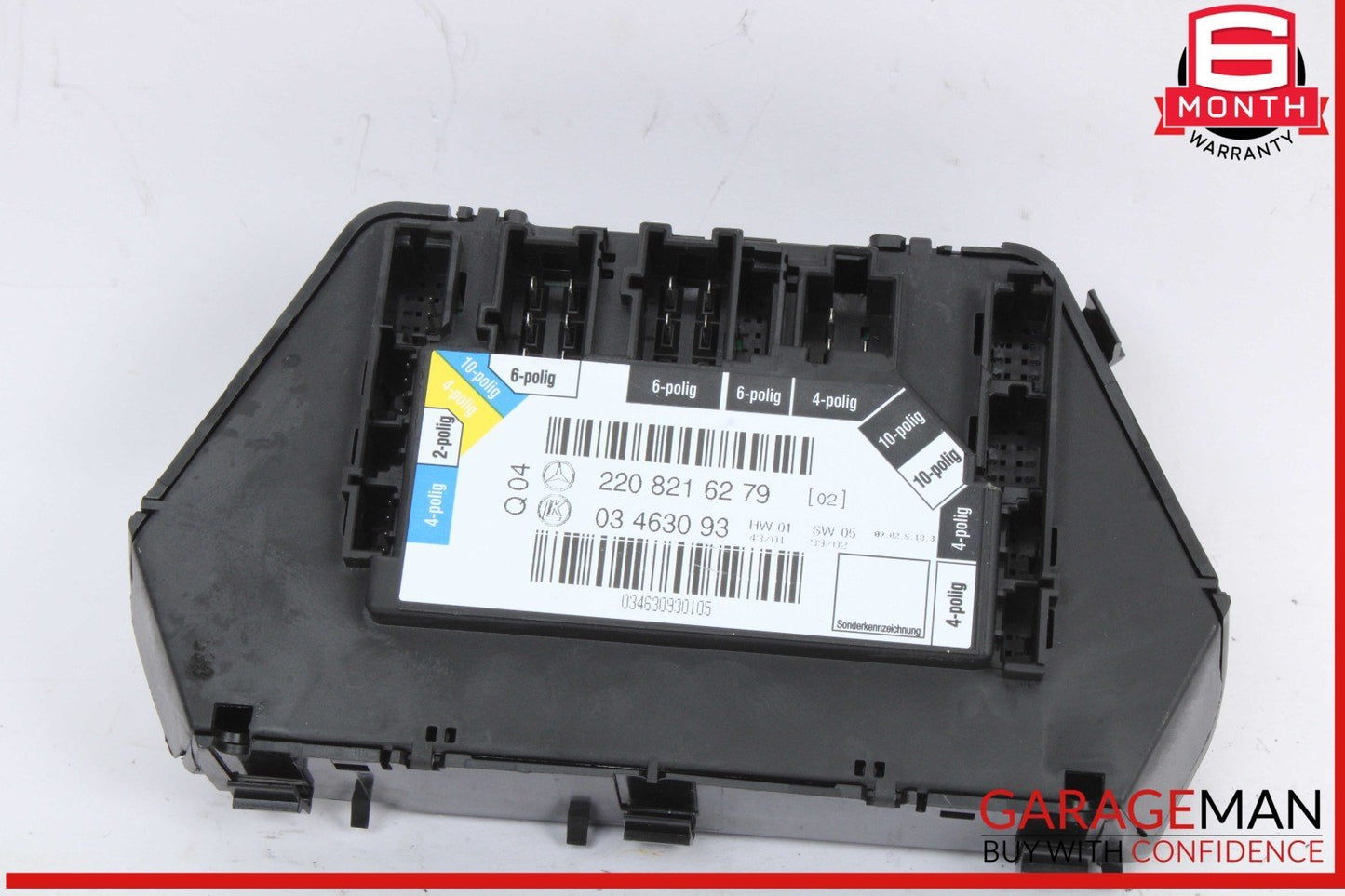 00-06 Mercedes W220 S430 Rear Left Driver Side Seat Control Switch OEM